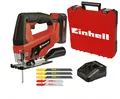 Einhell Akku Stichsäge TC-JS 18 Li 2,5Ah mit Koffer und Sägeblättern Pendelhub 