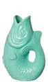 Gift Company 75883 Monsieur Carafon/Karaffe - Steingut - Mint Cream - S - 15 x 9 x 24 cm