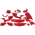 Verkleidungskit EDGE 15-teilig rot für Gilera Runner -2005 - Rot