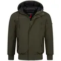 Höhenhorn Alpwall Herren Winter Jacke Gefüttert Grün Gr. S