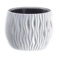 Prosperplast Sandy Bowl Blumentopf 18cm DSK180 Weiß