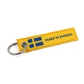 Made in Sweden Jettag Schlüsselanhänger Schweden Fußball Auto Fahne Flagge S139