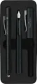 FABER-CASTELL Schreibgeräte Set GRIP 2011 Füller M Kuli XB Metalletui schwarz