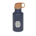 LÄSSIG Trinkflasche Edelstahlflasche BPA-frei 500ml Kinder Kita Kindergarten auslaufsicher mit Sporttrinkverschluss/Bottle Stainless Steel Little Gang Smile navy