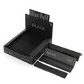 Black Papierrollen 25 Packs Rolling Papers, 110mm KingSizeSlim, Langsam Brenn...