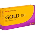 1x5 Kodak Gold prof. 200 120 Negativ Film