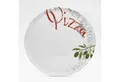 van Well Pizzateller Teller Set Famosa, mit PIZZA Schriftzug, 6er Set, Ø 33 cm, (6 St), Service, Geschirr-Set für 6 Personen