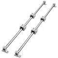 VEVOR Linearführungsschienen-Set, SFC20 1200 mm, 2 Stück 1000 mm SFC20-Führungsschienen, 4 Stück SC20-Gleitblöcke, 4 Stück Schienenstützen, Lin
