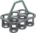 Rotho Flaschenträger Basic für 6 Flaschen 35 x 26 x 27 cm (L x B x H)