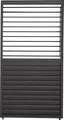 MIRADOR 111 Schwenkbare Lamellenwand 1,13 m Aluminium Anthrazit für Deluxe Pergola