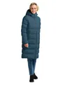 Jack Wolfskin Winter-Daunenmantel Frozen Palace Coat 2025 (winddicht, wasserabweisend) blau Damen