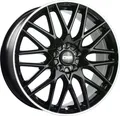 CMS C25 diamond rim black 7x17 ET50 - LK4/100 ML67.2 Alufelge schwarz
