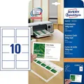 AVERY Zweckform Quick & Clean Visitenkarten, weiß, 200 g/qm
