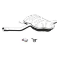 ERNST Endschalldämpfer + Anbausatz für BMW 3er E46 COMPACT 316ti 318ti N40-46