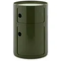Kartell - New Big Componibili 2 Container, H 61,5 cm, grün