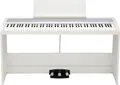 Korg - B2+SP Digitalpiano mit 88 Gewichteten Tasten und Ständer und Pedalen - Weiß