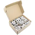 60er Multipack Quadrios 2102CA114 Kabelverschraubung Sortiment PA66 Weiß 60 St.