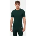 DANISH ENDURANCE T-Shirt Merino T Sport & Outdoor Funktionshirt Anti-Schweiß, weich & leicht grün L