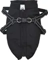 vidaXL Hundemantel Schwarz L24 Fleece und Polyester