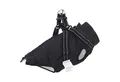 vidaXL Hundemantel, Hundemantel mit Geschirr Schwarz S Fleece und Polyester