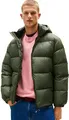 Tommy Jeans Herren Pufferjacke Essential Down Jacket Warm, Grün (Pewter Green), M
