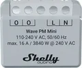 Shelly . Unterputz.""Wave PM Mini"". Relais. max. A.. Z-Wave