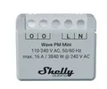 3800235269152 Shelly Qubino Wave PM Mini Intelligenter Schalter Grau Shelly