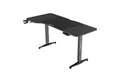 pro.tec Schreibtisch, »Oxnard« Höhenverstellbarer Schreibtisch 160x75cm Schwarz