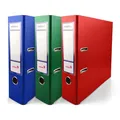 3 Stück Ring-Ordner Blau Rot Grün DIN A4 Ekobox 2-Ring-Mechanik 8cm Ringbuch