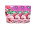 AMOS Süßigkeit, Amos Peelerz Gummies Lychee mit einer fruchtigen Füllung 65g 3er Pack