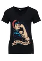 QueenKerosin Print-Shirt We can do it (1-tlg) mit großem Vintage Druck vorne