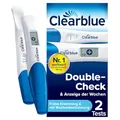 Clearblue Schwangerschaftstest Frühe Erkennung Double-Check & Anzeige der Wochen Kombipack, Ergebnisse 6 Tage früher & Test mit Anzeige der Wochen, 2 Tests (1 digital, 1 visuell)