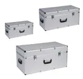 Kreher Werkzeugkoffer Transportkoffer mit Aluminiumrahmen in Silber (Größe wählbar)