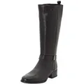 Weitschaftstiefel SHEEGO "Große Größen", Damen, Gr. 42, XXL-Schaft, schwarz, Obermaterial: 100% Leder, klassisch, Schuhe, in Schaftweite XXL mit Zierband um der Fußfessel