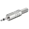 Goobay 2 Stk. Klinkenstecker 3,5 mm mono Metallausführung