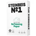 Steinbeis No. 1 Druckerpapier – 2500 (5 x 500) Blatt DIN A4 Recycling-Papier 80 g/m², Weiß & Chlorfrei, hochwertiges Kopierpapier ISO 70 / CIE 55