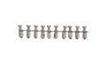 Querbrücke 10-spurig, Raster 6,1mm grau Q 10 0368600000