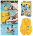 Bestway Schwimmweste 3-6 Jahre - Aufblasbare Rettungsweste Schwimmhilfe - Gelb