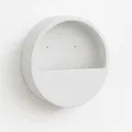 Finestgreen Hanging Wally Pflanzgefäß Matt Weiß | Wandgefäß zum bepflanzen (M Ø:50 T:7 cm, Matt Weiß)
