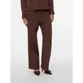 Vero Moda Schlupfhose VMCAIA MW WIDE PANT WVN NOOS Baumwollmischung, oversize, mit Leinen braun S (36)