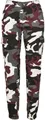 URBAN CLASSICS Funktionshose Ladies High Waist Camo Cargo Pants