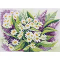 Panna Kreuzstichset "Wildblumen" 30,5x21,5cm, Zählmuster