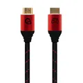 OEHLBACH GAMING New Game Red – 2 Meter - HDMI 2.1b Kabel – Ultra High Speed zertifiziert, 8K@60Hz, eARC, ALLM, VRR, DSC – kompatibel mit PS5, Xbox Series X/S, Nintendo Switch, PC – Schwarz – 1 Stück