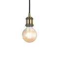 Retro-Pendelleuchte FRIDA, E27 max. 60W, Brüniert / Schwarz