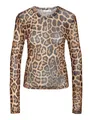 Noisy may Damen Nmjudith L/S Mesh Top Bg Noos Shirt, Schwarz, S EU