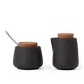 Berliner Kaffeeroesterei DE VIVA - Nicola™ Milk/sugar set, Charcoal 303309