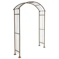 Estexo - Rosenspalier Rosenbogen Torbogen 160 Cm Rankhilfe Rost Metall Kletterhilfe Bogen