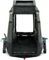 Croozer Dog Enna Happy Walk inkl. Regenverdeck, Packfach, Buggy-Set, Farbe:Moss Green