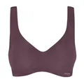 Sloggi Damen Bustier ZERO Feel Bralette BH ohne Bügel Push-up bra nahtlos