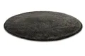 Wecon home Hochflor-Teppich Manta, rund, Höhe: 25 mm, Langflor, maschinell gewebt, robust, Wohn- & Schlafzimmer, einfarbig